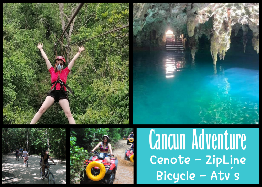 Cancun Adventure - Cenote - Zipline - Bycicle - ATV's - Half-Day Private Tour (1)